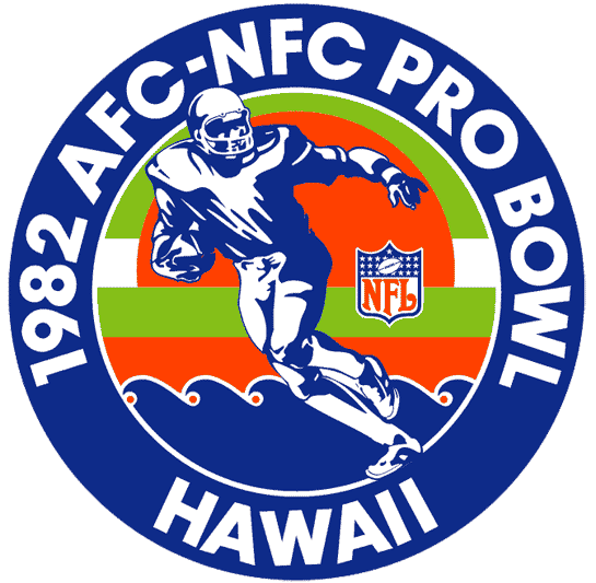 Pro Bowl 1982 Primary Logo iron on transfers for T-shirts